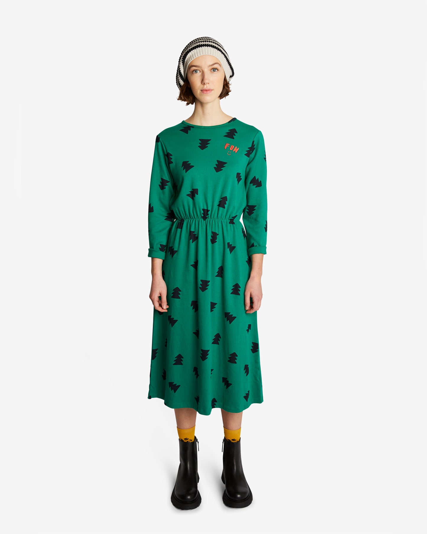 WOMAN DRESS CHRISTMAS TREES